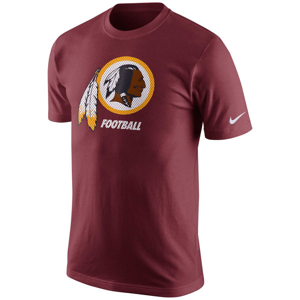 Men NFL Washington Redskins Nike Facility TShirt  Burgundy